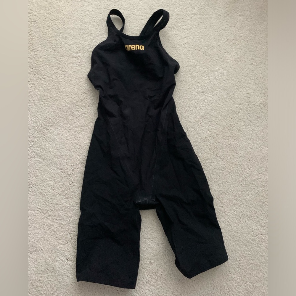 Arena Women's Powerskin Carbon Glide Open Back Kneeskin size 26